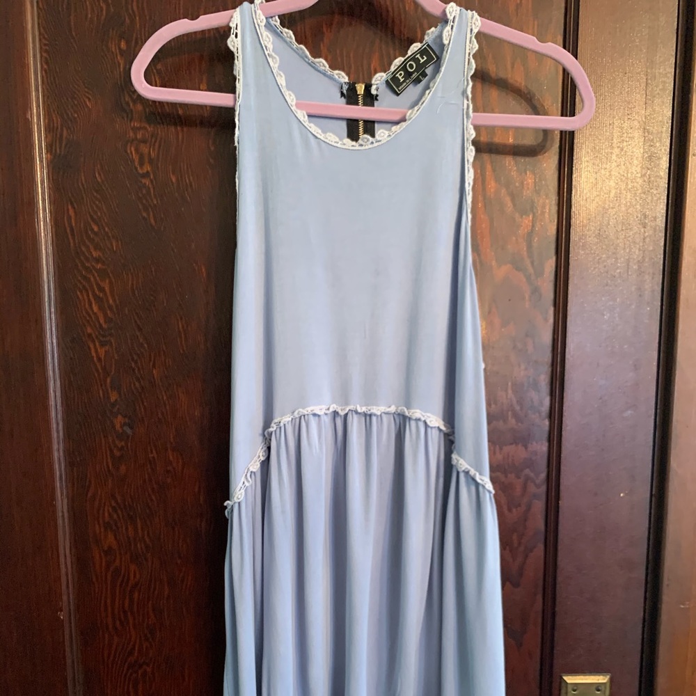 Sleeveless Blue Tunic